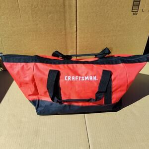 Craftsman 18” Red And Black Large Tool Bag With Handle
